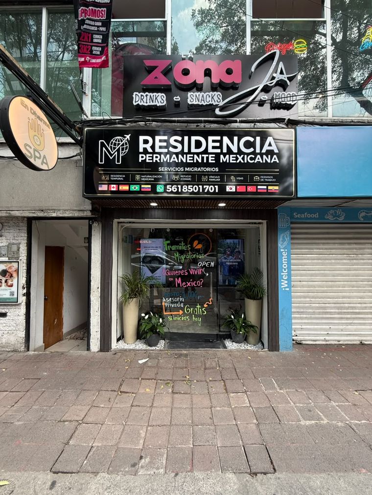Fachada de nuestra oficina en Ciudad de México